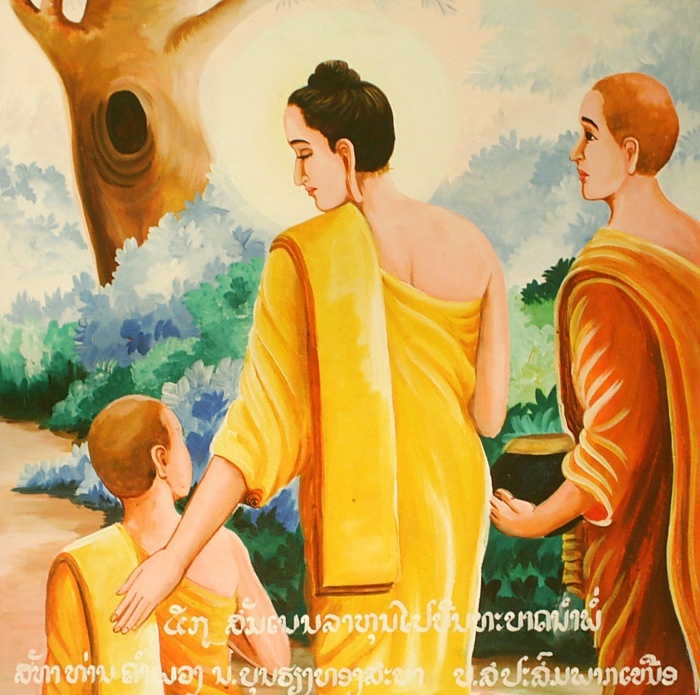 Đức Phật và Rahula (La Hầu La)